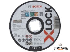 Mole da taglio X-LOCK Bosch multimateriale ø125mm piana 1mm (10pz)