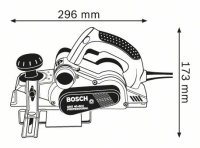 Pialletto elettrico BOSCH GHO 40-82 C 850W 0-4,0mm con valigetta