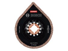 Piastra Bosch Expert 3 max AVZ per rimozione malta, 70mm