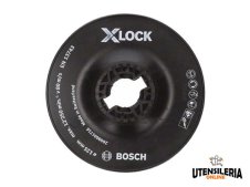 Platorello duro X-LOCK Bosch per levigatura a grana grossa ø125mm