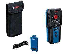Rilevatore Bosch GMS 120-27 Professional per metalli, legno e cavi sotto tensione, profondità 120mm