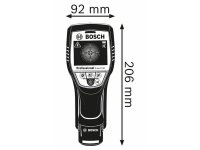 Bosch rilevatore Wallscanner D-tect 120 Professional con batteria 2.0Ah e valigetta