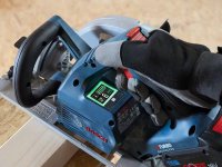 Bosch sega circolare a batteria GKS 18V-68 GC BITURBO per legno in valigetta
