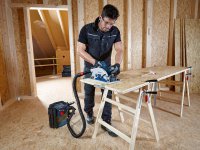 Bosch sega circolare a batteria GKS 18V-68 GC BITURBO per legno in valigetta