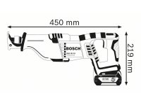 Sega universale GSA 18 V-LI Bosch in valigetta senza batteria