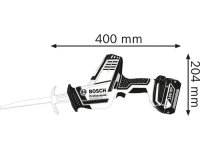 Sega universale GSA 18 V-LI C Bosch in valigetta senza batteria