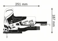 Seghetto alternativo Bosch GST 90 E 650W in valigetta