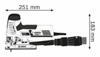 Seghetto alternativo Bosch GST 160 CE 800W in valigetta L-BOXX