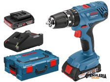 Bosch GSB 18V-21 trapano avvitatore con 2 batterie 2.0Ah in L-BOXX