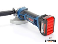 Bosch Smerigliatrice angolare a batteria GWS 18-125 V-LI ultra leggera in valigetta