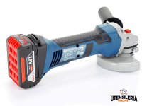 Bosch Smerigliatrice angolare a batteria GWS 18-125 V-LI ultra leggera in valigetta
