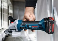 Bosch Smerigliatrice angolare a batteria GWS 18-125 V-LI ultra leggera in valigetta