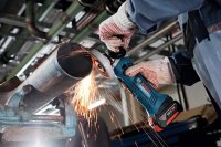 Bosch Smerigliatrice angolare a batteria GWS 18-125 V-LI ultra leggera in valigetta