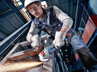 Bosch smerigliatrice angolare GWX 18V-15 SC BITURBO in valigetta L-BOXX
