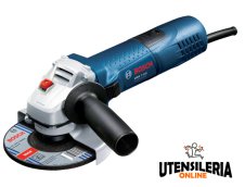 Smerigliatrice angolare elettrica GWS 7-115 da 720W con raffreddamento diretto Smerigliatrice angolare elettrica GWS 7-115 da 720W con raffreddamento diretto