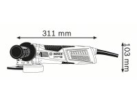 Smerigliatrice angolare X-LOCK a filo Bosch professionale GWX 17-125