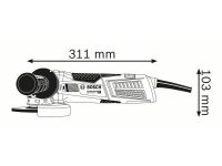 Smerigliatrice angolare X-LOCK a filo Bosch professionale GWX 17-125 T