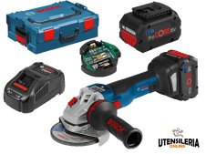Smerigliatrice angolare a batteria GWS 18V-10 SC Bosch in Kit Smerigliatrice angolare a batteria GWS 18V-10 SC Bosch in Kit