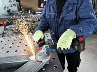 Smerigliatrice angolare X-LOCK Bosch in valigetta senza batteria GWX 18 V-10 SC