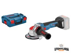 Smerigliatrice angolare X-LOCK Bosch in valigetta senza batteria GWX 18 V-10 SC