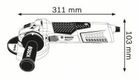 Smerigliatrice angolare Bosch GWS 17-125 CI Professional 1700W