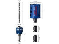 Starter Kit sega a tazza Bosch Expert Tough Material, 51mm