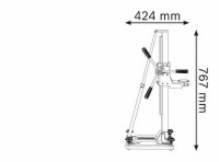 Supporto a colonna GCR 180 per trapano carotatore GDB 180 WE