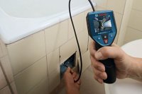Telecamera d'ispezione a batteria GIC 120 6V cavo 120cm