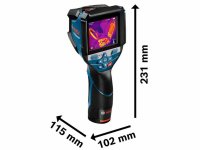 Bosch termocamera d'ispezione GTC 600 C Professional con batteria 2Ah caricabatterie e valigetta