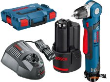 Bosch GWB 12V-10 trapano avvitatore angolare con 2 batterie in valigetta