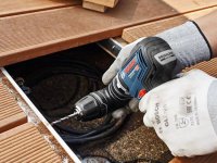 Trapano Flexiclick con teste GSR 12V-35 FC Bosch in valigetta senza batteria
