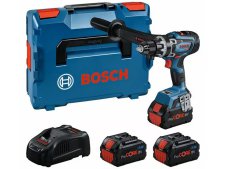 Bosch trapano avvitatore GSR 18V-150 C BITURBO con 3 batterie 8.0Ah e valigetta