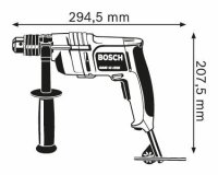 Trapano elettrico professionale BOSCH GBM 13 HRE 550W