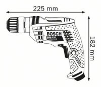 Trapano elettrico manuale BOSCH GBM 6 RE 350 W
