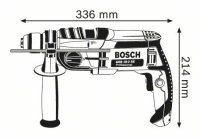 Trapano elettrico professionale BOSCH GSB 19-2 RE 850W