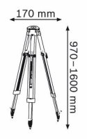 Treppiede in alluminio BT 160 Bosch fino 160cm altezza