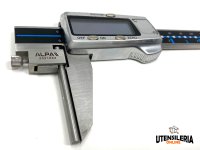 Calibro digitale in acciaio inox per spessore tubi, misura 150mm