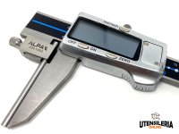 Calibro digitale in acciaio inox per spessore tubi, misura 150mm