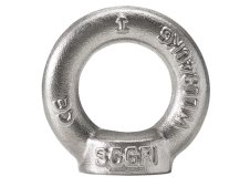 Golfari femmina Carcano A554PB DIN 582 in acciaio inox AISI 316 (2pz)