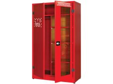 Armadio per DPI Carvel 1075x500x1850mm 1 anta cieca, 1 anta vetro frangibile, 3 piani e appendiabiti Armadio per DPI Carvel 1075x500x1850mm 1 anta cieca, 1 anta vetro frangibile, 3 piani e appendiabiti