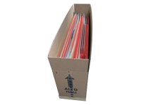 Armadio di sicurezza per DPI Carvel 575x500x1850mm con anta vetro frangibile e 3 ripiani