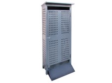 Armadio per stoccaggio esterno 2 bombole gas Carvel 600x400x2100mm con rampa Armadio per stoccaggio esterno 2 bombole gas Carvel 600x400x2100mm con rampa