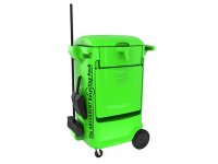 Carrello per assorbimento sversamenti Carvel Tucano con setacciatore