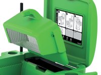 Carrello per assorbimento sversamenti Carvel Tucano con setacciatore
