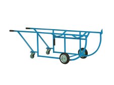 Carrello portafusti ribaltabile Carvel 600x1700x528mm per fusti metallici 220lt, portata 300Kg