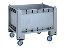 Cassa pallet Carvel 1000x700x800mm in polipropilene con ruote, 285lt