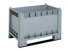 Cassa pallet Carvel 1000x700x650mm in polipropilene con 2 traverse, 285lt