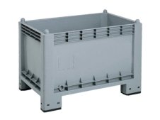 Cassa pallet Carvel 1000x700x650mm in polipropilene con 4 piedi, 285lt