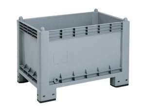 Cassa pallet Carvel 1000x700x650mm in polipropilene con 4 piedi, 285lt