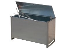 Contenitore in acciaio Carvel 1630x620x970mm per raccolta neon esausti